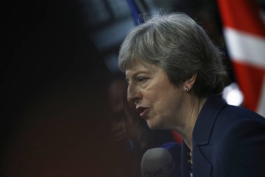 Theresa May - Ab Konseyi. Brüksel, Belçika