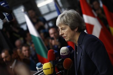Theresa May - Ab Konseyi. Brüksel, Belçika