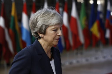 Theresa May - Ab Konseyi. Brüksel, Belçika