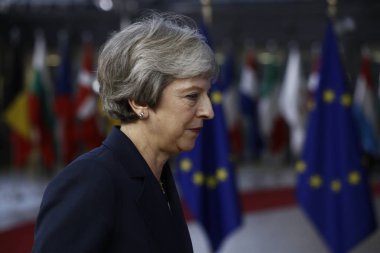 Theresa May - Ab Konseyi. Brüksel, Belçika