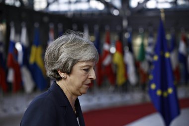 Theresa May - Ab Konseyi. Brüksel, Belçika