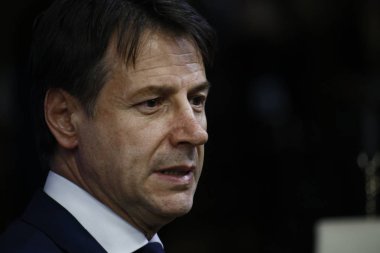 İtalya Başbakanı Giuseppe Conte - Avrupa Birliği Konseyi. Brüksel, B