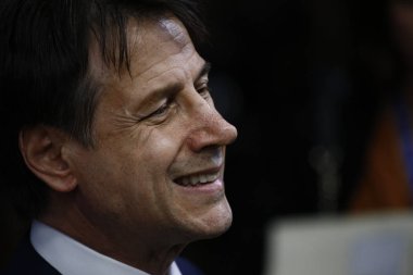 İtalya Başbakanı Giuseppe Conte - Avrupa Birliği Konseyi. Brüksel, B