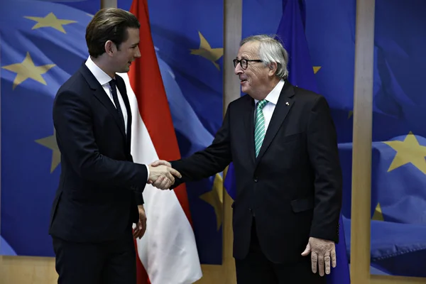Bruxelles Belgio Novembre 2018 Jean Claude Juncker Presidente Della Commissione — Foto Stock