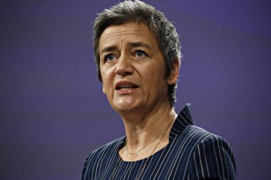 AB Rekabet Komiseri Margrethe Vestager bir p adresleri