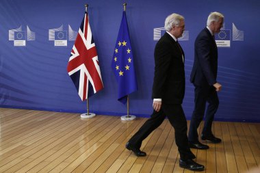 David Davis - Michel Barnier, Brüksel 
