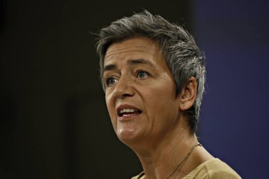 Komisyon Üyesi Margrethe Vestager tarafından Luxembour basın toplantısı