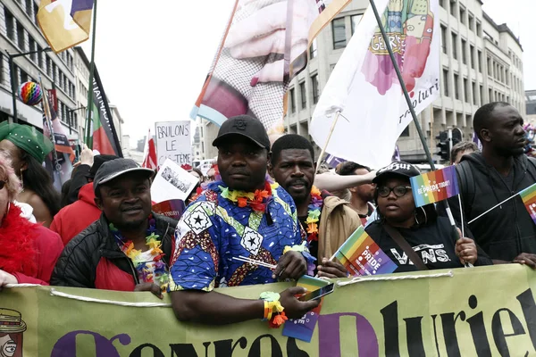 Παρέλαση Βέλγων ΛΟΑΤ, Βρυξέλλες — Φωτογραφία Αρχείου