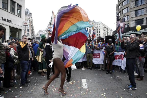 Desfile del Orgullo LGBT Belga, Bruselas — Foto de Stock