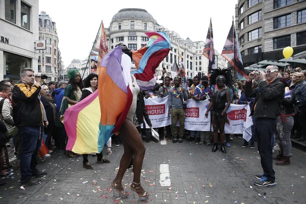 Belgijska parada dumy LGBT, Bruksela — Zdjęcie stockowe