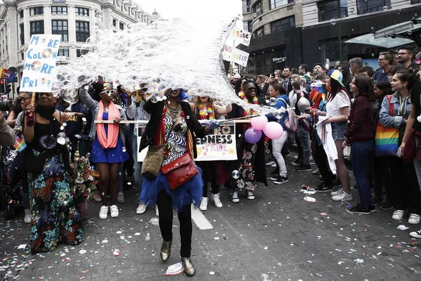 Belgiska hbt Pride Parade, Bryssel — Stockfoto