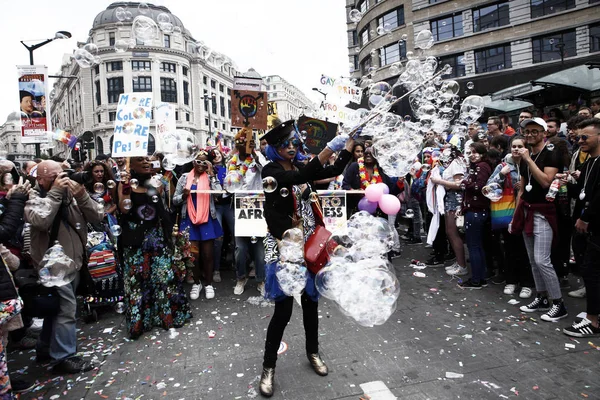 Belgijska parada dumy LGBT, Bruksela — Zdjęcie stockowe