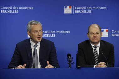 Fransa Ekonomi Bakanı Bruno Le Maire ve Alman Finans Minist