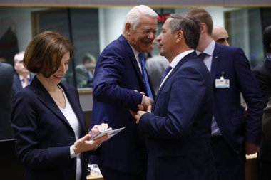 Brüksel ve Belçika'da AB savunma bakanları konseyi.