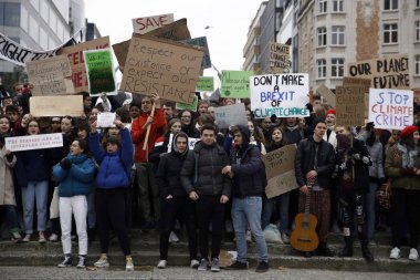 Gösteri iklim değişikliği konusunda derhal bir eylem talep