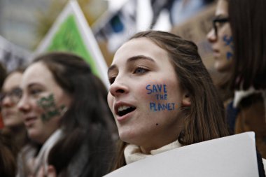 Gösteri iklim değişikliği konusunda derhal bir eylem talep