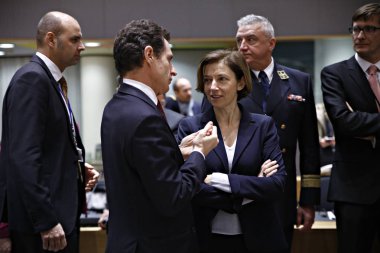 Brüksel ve Belçika'da AB savunma bakanları konseyi.