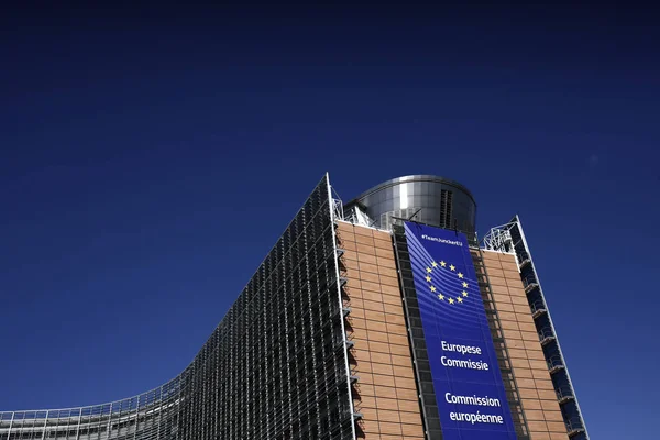 W siedzibie Komisji Europejskiej w Brukseli — Zdjęcie stockowe