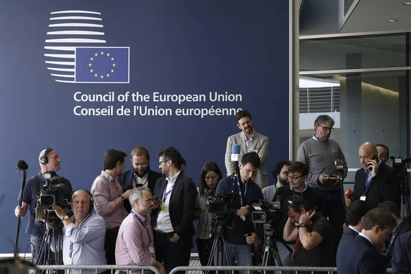 Högkvarteret Kirchbergs Konferenscenter Luxemburg Den Juni 2018 — Stockfoto