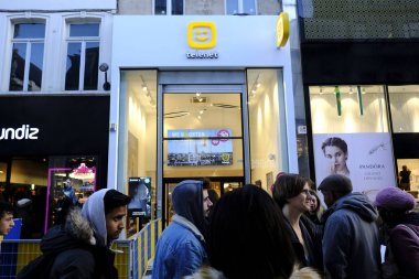 23 Kasım 2018 tarihinde Brüksel, Belçika'daki Telenet Telekomünikasyon Şirketi Şubesi.