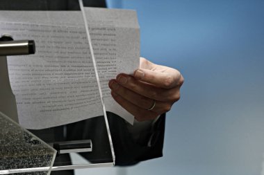 Avrupa Komisyonu'nun Brüksel, Belçika'daki genel merkezi 24 Ocak 2018 tarihinde.