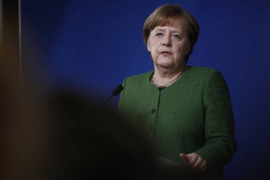 Almanya Başbakanı Angela Merkel ve Fransa Cumhurbaşkanı Emmanuel