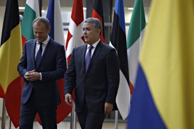 Kolombiya Devlet Başkanı Ivan Duque Marquez Belçika'da