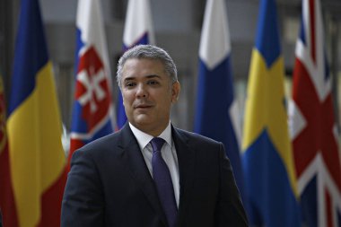 Kolombiya Devlet Başkanı Ivan Duque Marquez Belçika'da