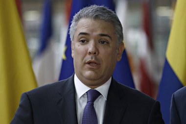 Kolombiya Devlet Başkanı Ivan Duque Marquez Belçika'da