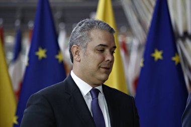 Kolombiya Devlet Başkanı Ivan Duque Marquez Belçika'da