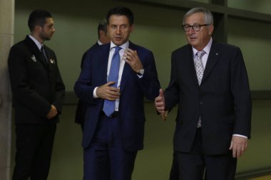 İtalya Başbakanı Giuseppe Conte ve Europ arasında görüşme