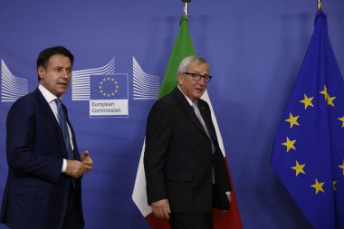 İtalya Başbakanı Giuseppe Conte ve Europ arasında görüşme
