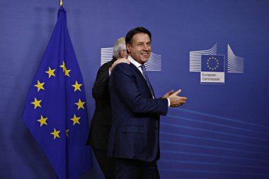 İtalya Başbakanı Giuseppe Conte ve Europ arasında görüşme