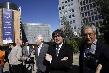 Carles Puigdemont destek protestosu katıldı membe tutuklandı