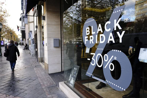 Black Friday i Bryssel, Belgien — Stockfoto