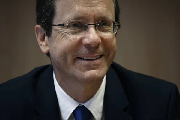 Líder de la oposición israelí Isaac Herzog, Bruselas — Foto de Stock