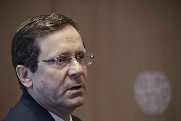 Líder de la oposición israelí Isaac Herzog, Bruselas — Foto de Stock