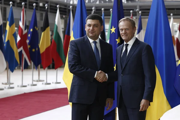 Прем'єр-міністр України, Брюссель — стокове фото