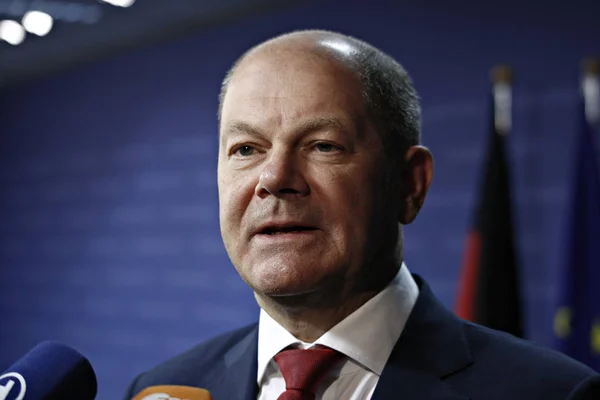 Almanya maliye bakanı Olaf Scholz, Brüksel