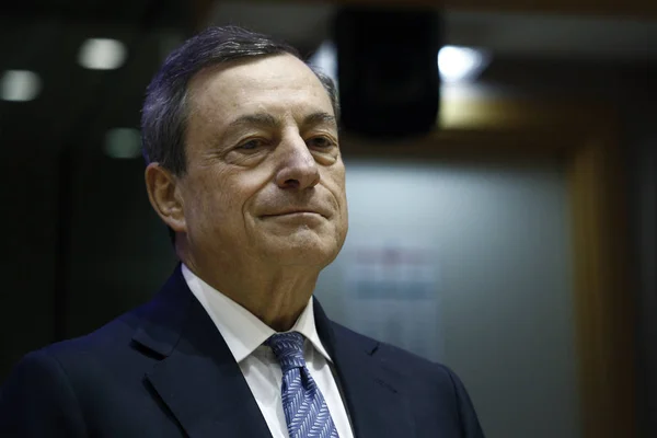 Presidente del Banco Central Europeo, Mario Draghi — Foto de Stock