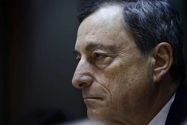 Presidente del Banco Central Europeo, Mario Draghi — Foto de Stock