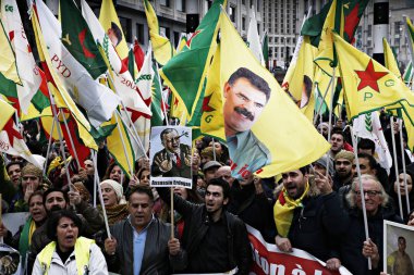BELGIUM - SYRIA - TURKEY - CONFLICT - KURDS - DEMO clipart