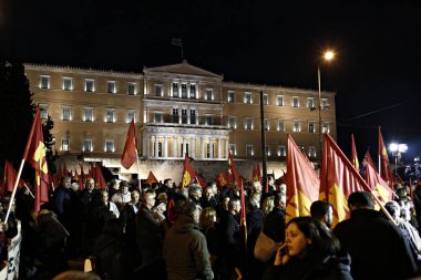 Atina, Yunanistan. 27 Şubat 2018.