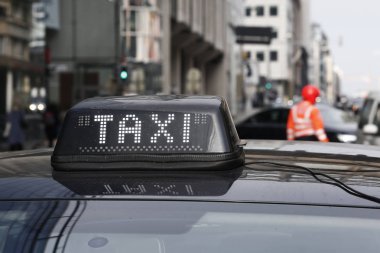 Taksi şoförleri grev, Brüksel