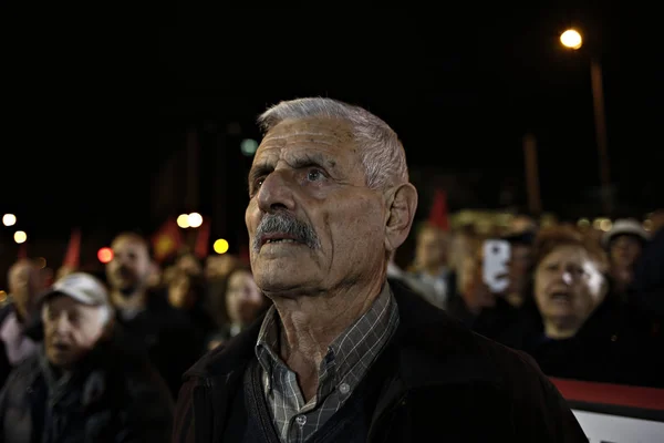 Atenas Grecia Febrero 2018 — Foto de Stock