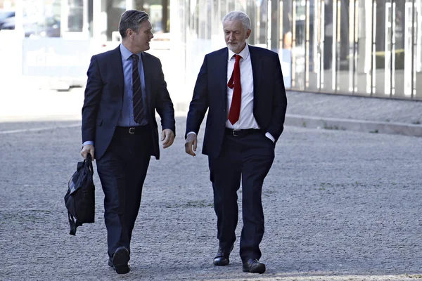 Jeremy Corbyn, İngiliz İşçi Partisi lideri ve L ziyareti — Stok fotoğraf