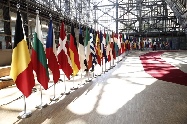 Cumbre de líderes de la Unión Europea, Bruselas — Foto de Stock