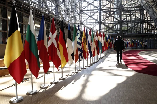 Cumbre de líderes de la Unión Europea, Bruselas — Foto de Stock