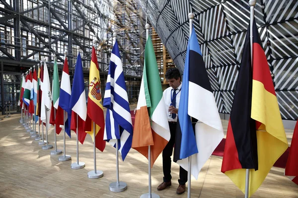 欧盟领导人首脑会议，布鲁塞尔 — 图库照片