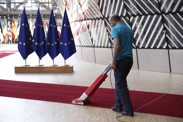 Cumbre de líderes de la Unión Europea, Bruselas — Foto de Stock